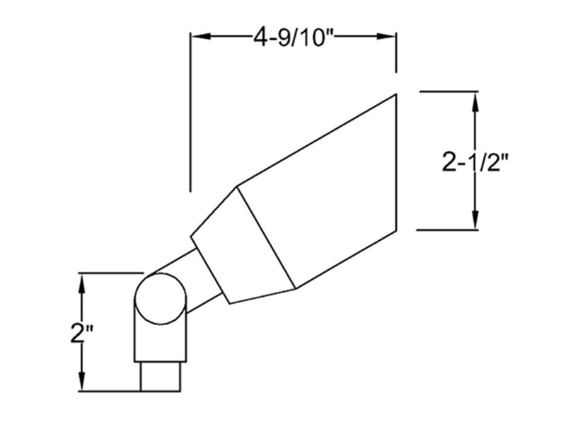 B412 brass landscape lighting 