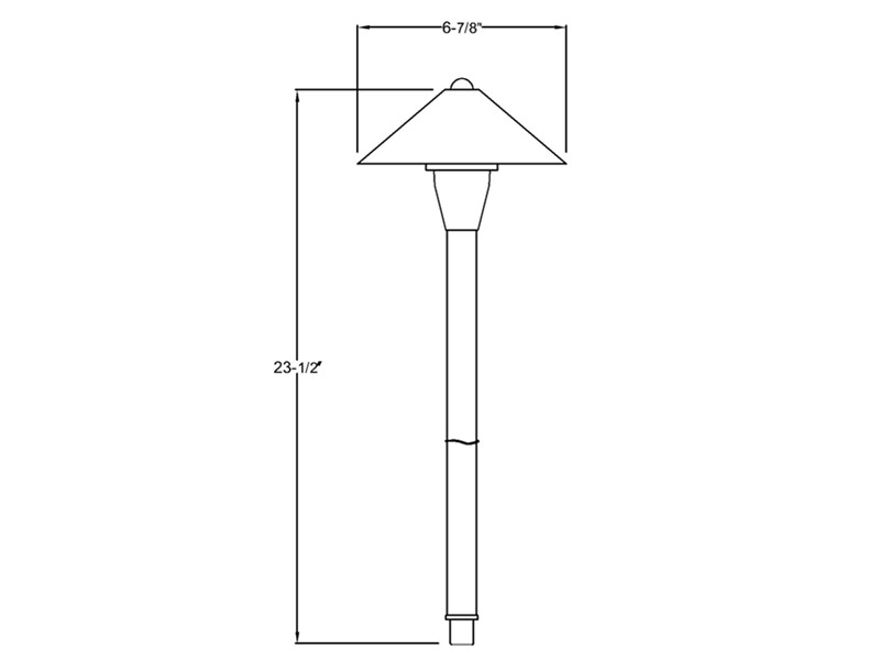 B317 brass landscape lighting 