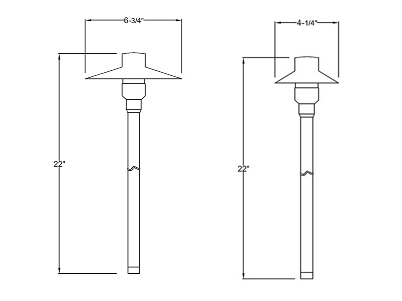 B3105 brass landscape lighting 